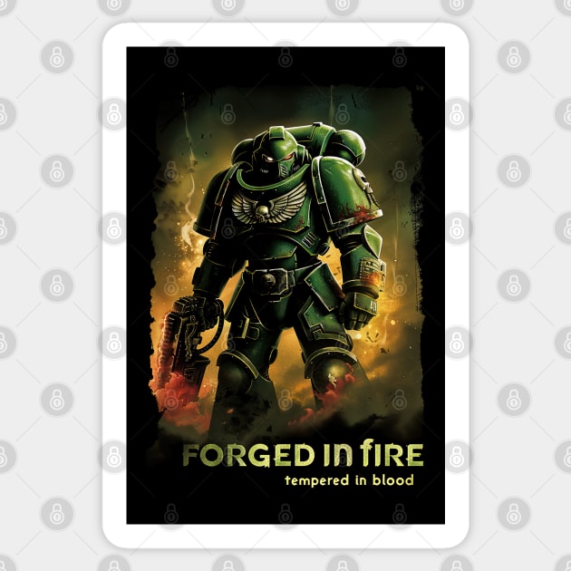 Forged in fire Sticker by obstinator